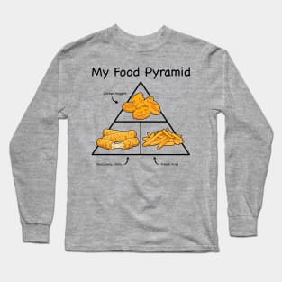 My Food Pyramid Long Sleeve T-Shirt